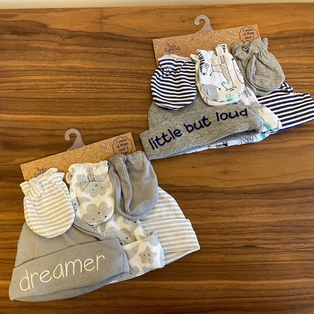 NWT Baby hat and mittens